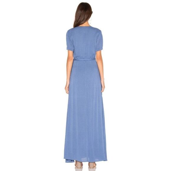 Nwt The Jetset Diaries | Freebird Maxi Dress in Cerulean Blue - Picture 3 of 11